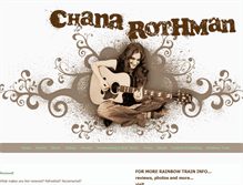 Tablet Screenshot of chanarothman.com